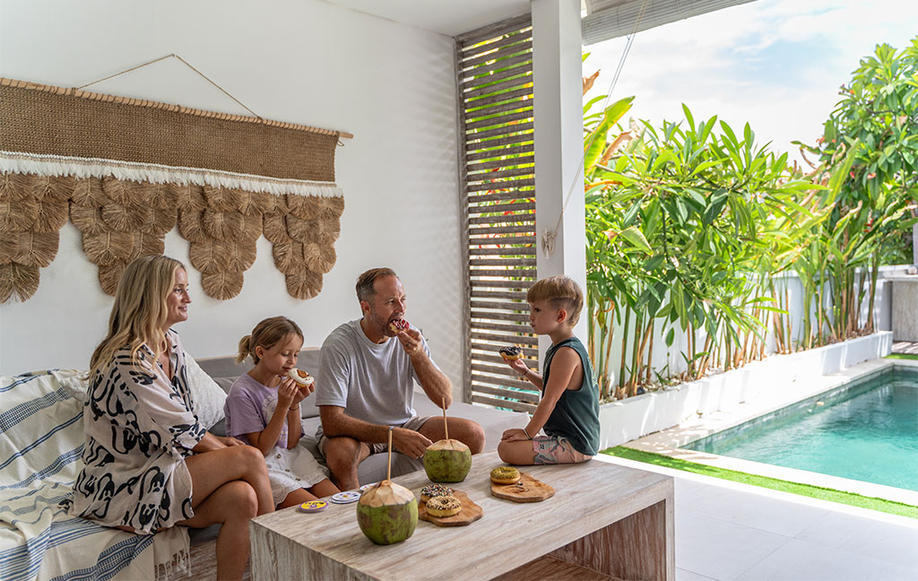 Family accommodation in Nusa lembongan